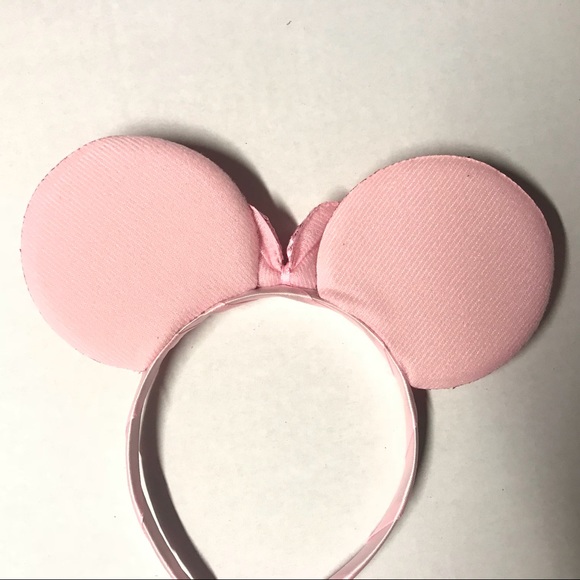 Handmade Disney Ears Minnie Mouse with Bow Pink - Picture 3 of 5